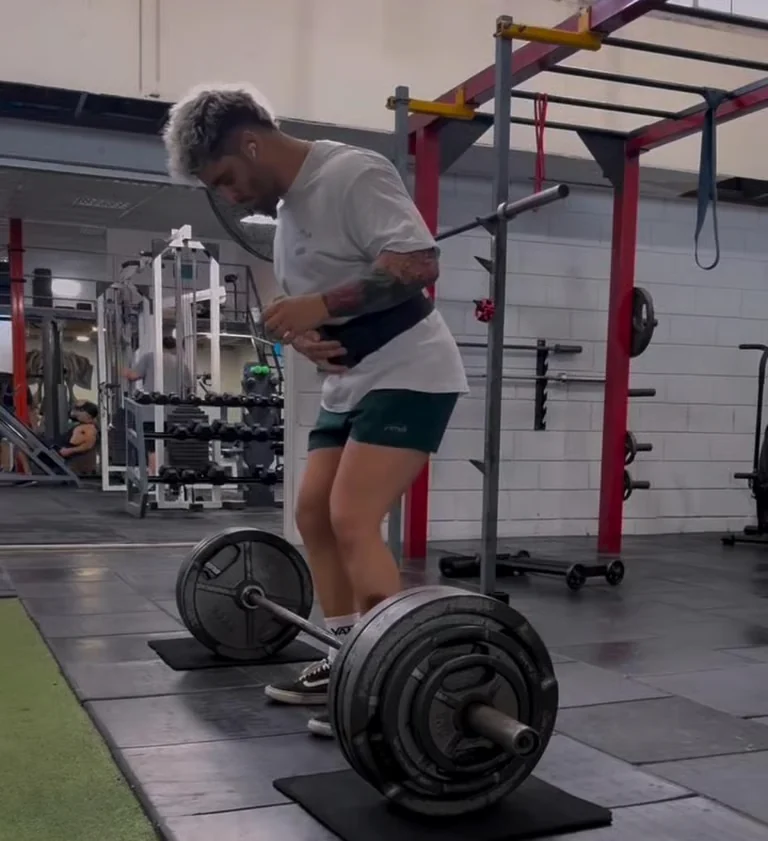 Emiliano Barreiro en el gimnasio